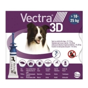 Vectra 3D Spot On Chien M | 10-25 Kg | 3 Pipettes