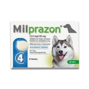 Milprazon Hond (12,5 Mg) | 4 Tabletten