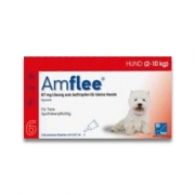 Amflee Spot On Hund | 2-10 Kg | 6 Pipetten
