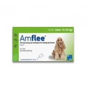 Amflee Spot On Hund | 10-20 Kg | 6 Pipetten