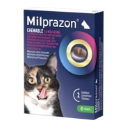Milprazon Chat Comprimés à Mâcher (16 Mg) | 2 Comprimés
