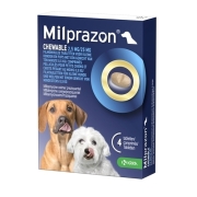 Milprazon Dog Chewable Tablets Small (2,5 Mg) | 4 Tablets