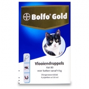 Bolfo Gold Chat 80 | 4-8 Kg | 4 Pipettes