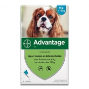 Advantage 100 | Hond 4-10kg | 4 pipetten