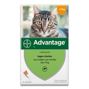 Advantage Katze 40 | < 4 Kg | 4 Pipetten
