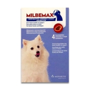 Milbemax Hond Kauwtabletten Hond Klein | 4 Tabletten