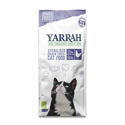 Yarrah Bio-Katzenfutter Grain-Free für sterilisierte Katzen