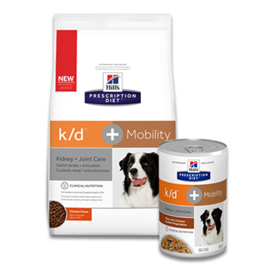 Hill's Prescription Diet Canine k/d + Mobility (j/d) | Petcure.nl
