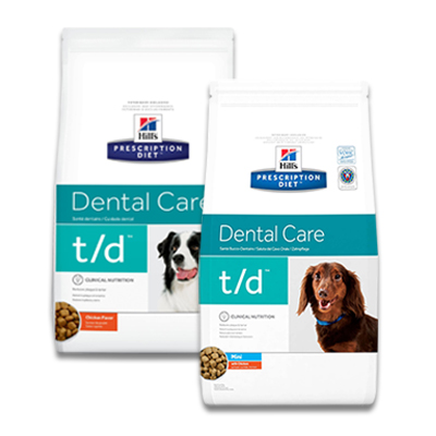 Hill's Prescription Diet Canine t/d (Mini) Dental Care | Petcure.nl