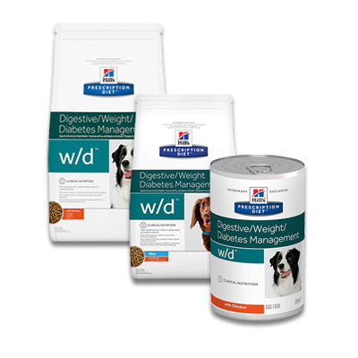 Hill's Prescription Diet Canine w/d Digestive/Weight/Diabetes | Petcure.nl