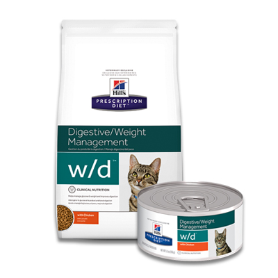 Hill's Prescription Diet Feline W/d Digestive/Weight Management | Petcure.nl