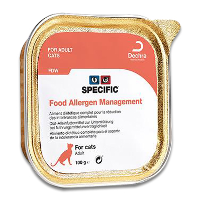 SPECIFIC FDW Food Allergen Management Kat | Petcure.nl