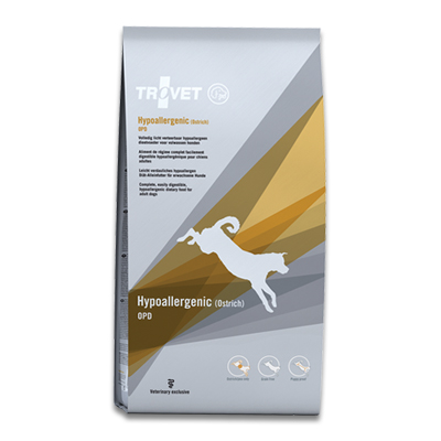 TROVET Hypoallergenic OPD (Ostrich) Hond | Petcure.nl