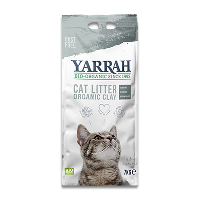 Yarrah Organic Clumping Clay Cat Litter | Petcure.nl