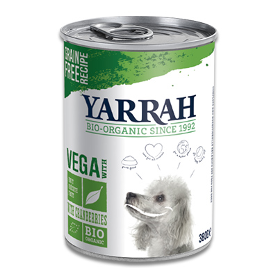 Yarrah Vega Chunks met soja/cranberries - Hond