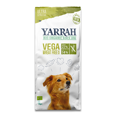 Yarrah Bio Vega Ultra Sensitive Tarwevrij Hond | Petcure.nl
