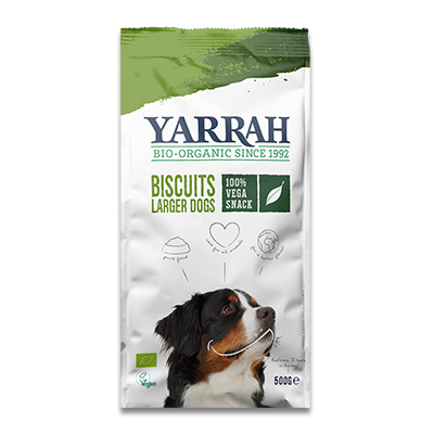 Yarrah Organic Vegetarian Biscuit (Dog) | Petcure.nl