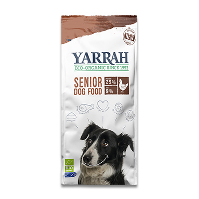 Yarrah Biologisch Senior Hond (Kip, Vis en Kruiden)