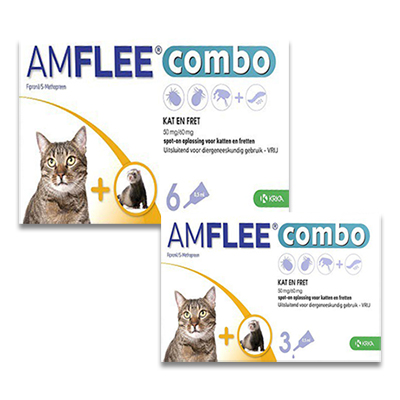 Amflee Combo Kat en Fret | Petcure.nl