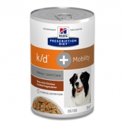 Hill's Prescription Diet k/d + Mobility Canine Stoofpotje - 12 x 354 g (kip/groente)