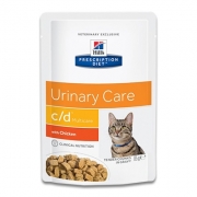 Hill's Prescription Diet Feline C/d Multicare (Chicken) - 48 x 85 Gr | Petcure.nl