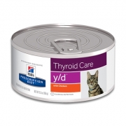 Hill's Prescription Diet Feline Y/d Thyroid Care - Chicken - 24 x 156 Gr | Petcure.nl