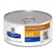 Hill's Prescription Diet Feline S/d Urinary Care (Dissolution) (Original) - 24 x 156 Gr | Petcure.nl