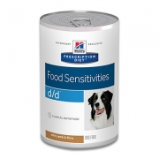 Hill's Prescription Diet Canine d/d (Lamb/Rice) - 12 x 370g Dosen