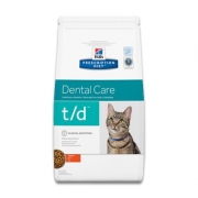 Hill's Prescription Diet Feline t/d Dental Care - 5 kg (exp 11/2020) | Petcure.nl