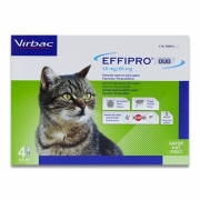 Effipro DUO spot-on Katze bis 6 kg - 4 pipetten
