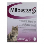 Milbactor Cat Large - 4 Tablets | Petcure.eu
