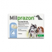 Milprazon Welpen/Kleines Hund (2,5 Mg) - 4 Tabletten