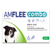 Amflee Combo Hond - 10-20 Kg - 6 Pipetten