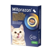 Milprazon Kat Kauwtabletten Klein (4 Mg) - 4 Tabletten