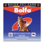 Bolfo Vlooienband Bruin - Kat - 1 st | Petcure.nl