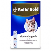 Bolfo Gold 40 - Katze bis 4 kg - 4 Pipetten