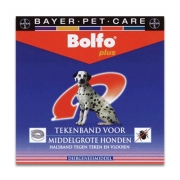 Bolfo Plus Tekenband - Middelgrote Hond - 1 st | Petcure.nl
