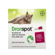 Dronspot Spot-on Grosse Katze (5 - 8 kg) - 2 Pipetten