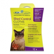 FURminator Anti-Haaren Feuchttuecher (Katzen) - 12 Stuecke