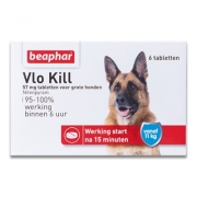 Beaphar Vlo Kill+ - Hund (> 11 kg) - 6 Stuecke