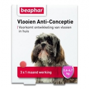 Beaphar Vlooien Anti Conceptie - S Hond (2,6-6,7kg) - 3 stuks