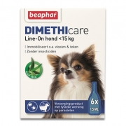 Beaphar Dimethicare Line-On hond tot 15 kg - 6 Pipetten | Petcure.nl