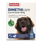Beaphar Dimethicare Line-On hond vanaf 30 kg - 6 Pipetten