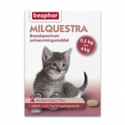 Beaphar Milquestra Katze - 0,5-4 Kg - 4 Tabletten