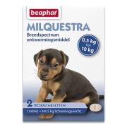 Beaphar Milquestra Hund - 0,5-10 Kg - 2 Tabletten