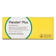 Viacutan Plus - 550 mg - 40 Capsules | Petcure.nl