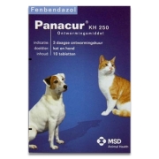 Panacur - KH 250 mg - 10 Tabletten | Petcure.nl