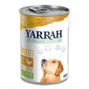 Yarrah Organic Pate With Chicken, Spirulina And Seaweed (Dog) - 12 x 400 Gr | Petcure.nl