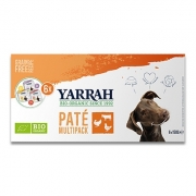 Yarrah Bio Multi Pack Paté Hond - 4 x 6 x 150 g (3 smaken) | Petcure.nl