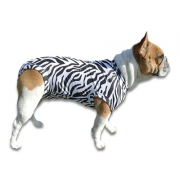 Medical Pet Shirt Hund - Zebra XS